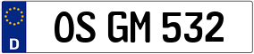 Truck License Plate